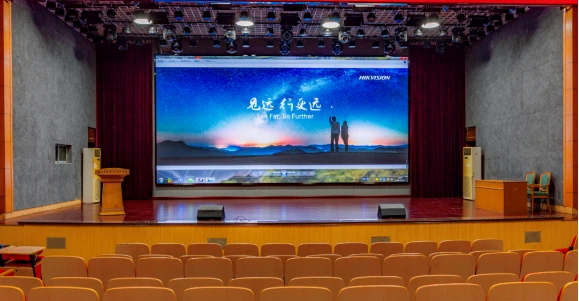 浙江某技术学院图书馆LED大屏