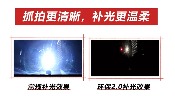 抓拍更清晰，补光更温柔
