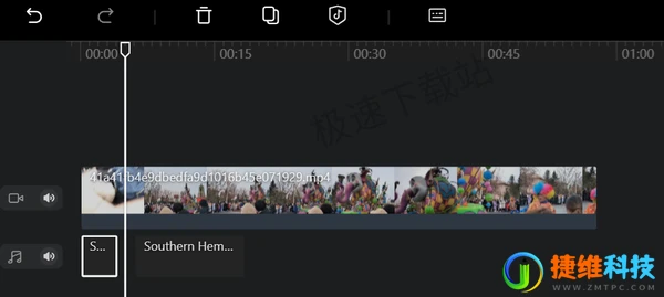 电脑抖音视频剪辑功能在哪找_如何取消视频原声更换背景音乐