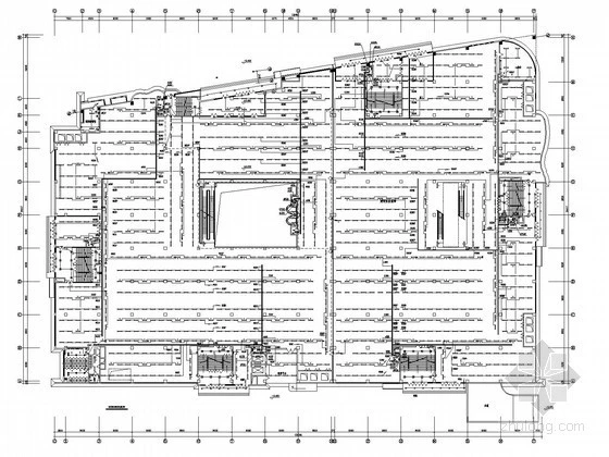 换热机组电气控制原理图资料下载-某建材商场电气施工图纸（含二次原理图）