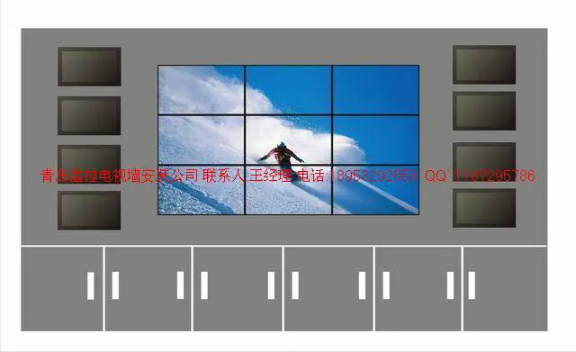 供应胶南大村镇安装监控电视墙公司
